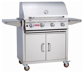 Lonestar Select 4-Burner Ss Liquid Propane  Gas Barbecue Grill And Cart
